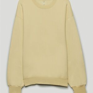 TNA Crew Neck Sweater - Yellow/Cream